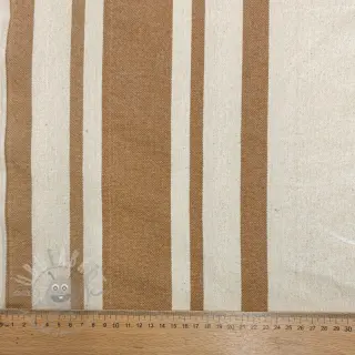Sisustuskangas Bernadette stripe peanut