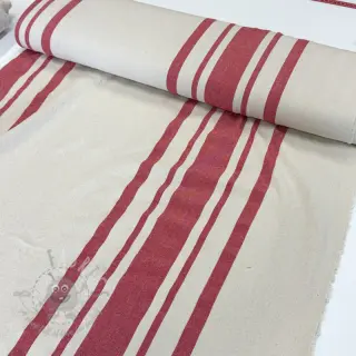 Sisustuskangas Bernadette stripe rouge