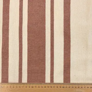 Dekoračná látka Bernadette stripe terracotta