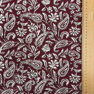 Sisustuskangas jacquard Mumbai allover bordeaux