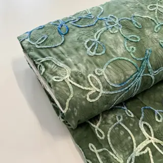 Bavlnená látka TIE DYE Chenille ela design B
