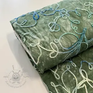 Puuvillakangas TIE DYE Chenille ela design B