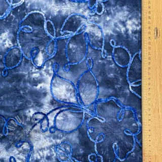 Puuvillakangas TIE DYE Chenille ela design C