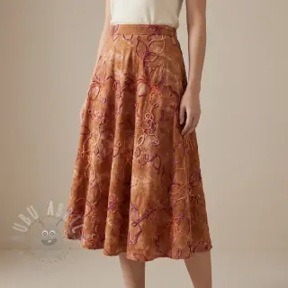 Puuvillakangas TIE DYE Chenille ela design Ja