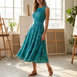 Puuvillakangas TIE DYE Chenille manon design Ja
