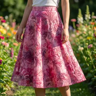 Puuvillakangas TIE DYE Chenille manon design C