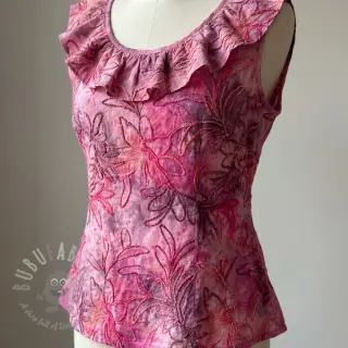 Puuvillakangas TIE DYE Chenille manon design C