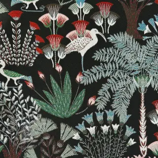 Sisustuskangas jacquard Botanic Paradise Bird