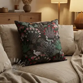 Sisustuskangas jacquard Botanic Paradise Bird