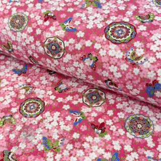 Puuvillakangas JAPAN collection design L