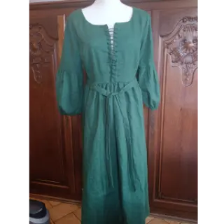 Ľan predpraný 170 g forest green