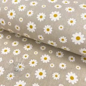 Sisustuskangas Linenlook Daisies