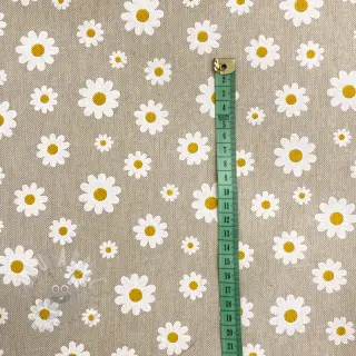 Sisustuskangas Linenlook Daisies