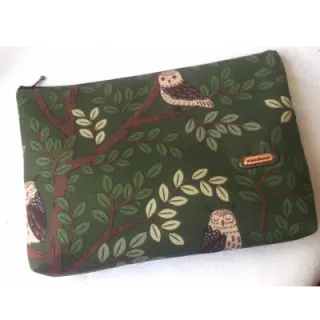 Dekoračná látka premium Forest Wood Owl