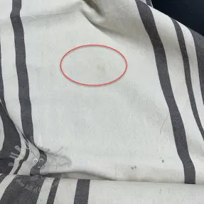 Sisustuskangas Bernadette stripe coffee 2. laatuluokka