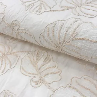 Bavlnená látka VOILE EMBROIDERY Kady off white