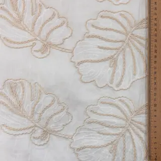 Bavlnená látka VOILE EMBROIDERY Kady off white