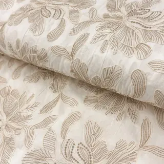 Bavlnená látka VOILE EMBROIDERY Kim off white