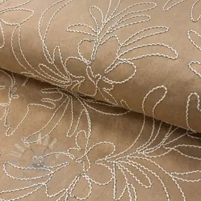 Mokkakangas Tape flower beige