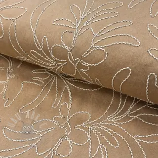 Mokkakangas Tape flower beige