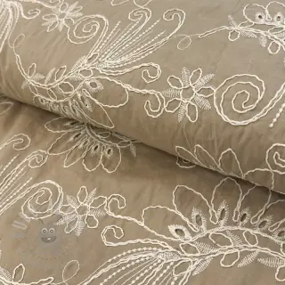 Puuvillakangas VOILE EMBROIDERY Kokka natural