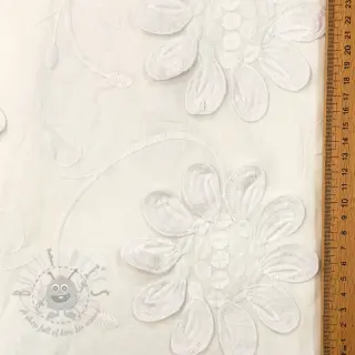 Puuvillakangas EMBROIDERY Bellagio off white