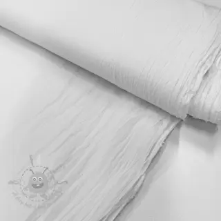 Puuvillakangas WASHED white