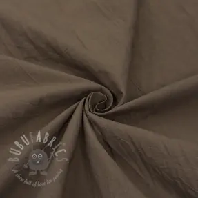 Puuvillakangas WASHED taupe