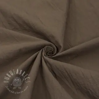 Puuvillakangas WASHED taupe