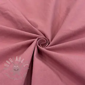 Puuvillakangas WASHED dark blush