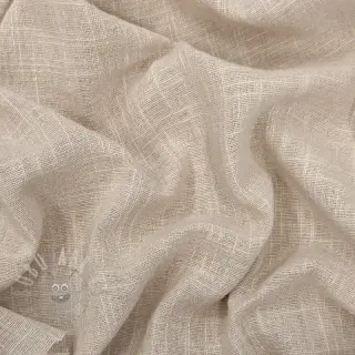 Puuvillakangas SLUB WASHED beige