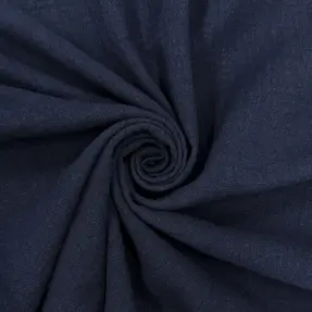 Bavlnená látka SLUB WASHED navy