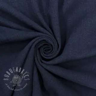 Puuvillakangas SLUB WASHED navy