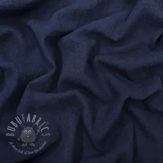 Puuvillakangas SLUB WASHED navy