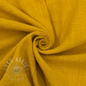 Puuvillakangas SLUB WASHED ochre