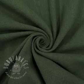 Puuvillakangas SLUB WASHED army green
