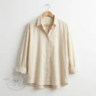 Puuvillakangas WASHED beige