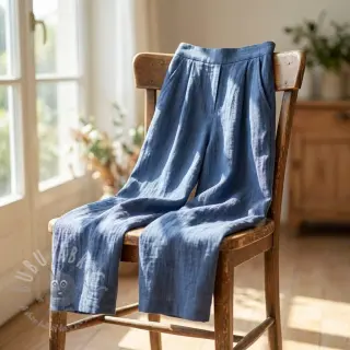 Puuvillakangas SLUB WASHED jeans