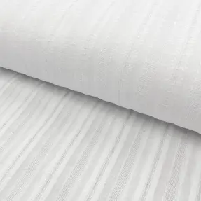 Bavlnená látka DOBBY Stripe off white