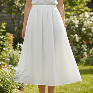 Puuvillakangas SLUB WASHED ecru