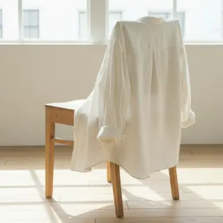 Bavlnená látka SLUB WASHED ecru