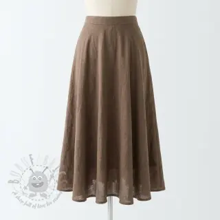 Puuvillakangas SLUB WASHED taupe
