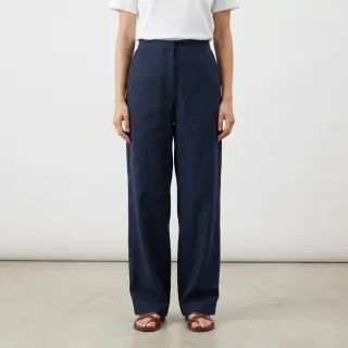 Bavlnená látka SLUB WASHED navy