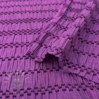 Viskoosi CHENILLE JACQUARD cerise