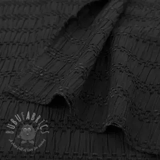 Viskoosi CHENILLE JACQUARD black