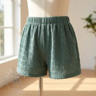 Viskoosi CHENILLE JACQUARD sage