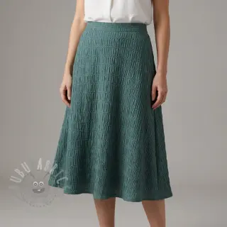 Viskoosi CHENILLE JACQUARD sage