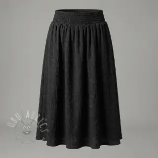 Viskoosi CHENILLE JACQUARD black