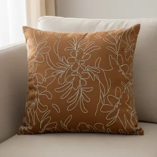 Semiš Tape flower cinnamon