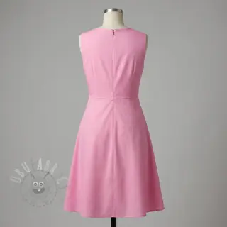 Puuvillakangas viskoosilla light pink